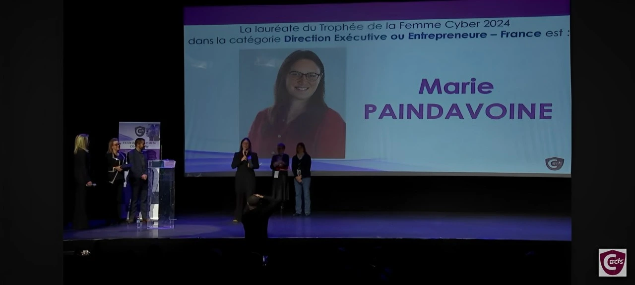 In The Spotlight: Marie Paindavoine Wins The Cyber Woman Award!